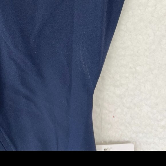 Athleta Women's Boulevard V-Neck Tee Blue Navy Size XXS NWT - Picture 9 of 9